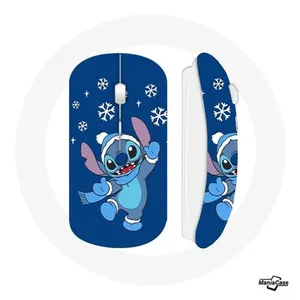 Souris Sans Fil Stitch neige Noël bleu (Maniacase) pas cher