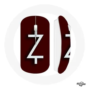 Souris Sans Fil Ozark Saison 4 Logo Z Blanc Fond Rouge (Maniacase) pas cher