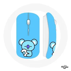 Souris Sans Fil Bangtan BTS BT21 Koya RM Fond Bleu (Maniacase) pas cher