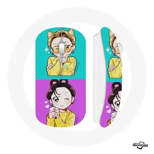 Maniacase Souris Sans Fil BTS Bangtan Sonyeondan Dynamite Jimin Et Jungkook Fana... pas cher
