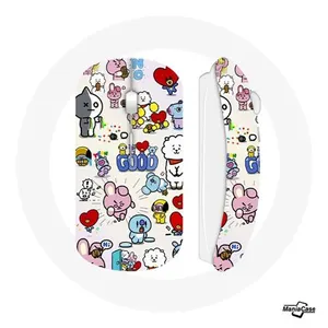 MANIACASE Souris Sans Fil BTS Bangtan Sonyeondan BT21 Van Tata Chimmy Cooky Rj K... pas cher