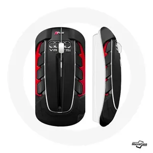 Souris Sans Fil Audi RS Logo rouge (Maniacase) pas cher