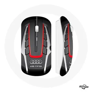 Souris Sans Fil Audi S8 Logo rouge (Maniacase) pas cher