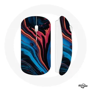 Souris Sans Fil Texture abstraite bleu noir rouge (Maniacase) pas cher