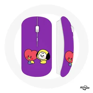 MANIACASE Souris Sans Fil BTS Bangtan Sonyeondan BT21 Tata V Chimmy Jimin () pas cher