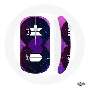 Maniacase Souris Sans Fil Bangtan Sonyeondan Logo BTS Et Logo ARMY I Purple You ... pas cher