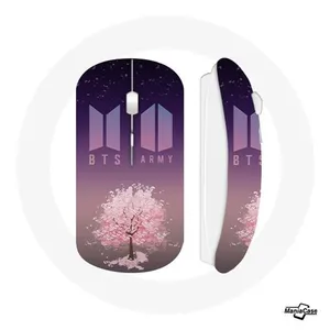 Souris Sans Fil Bangtan Sonyeondan Logo BTS Et Logo ARMY (Maniacase) pas cher