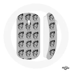 Souris Sans Fil Statue fond gris (Maniacase) pas cher