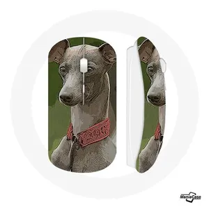 Souris Sans Fil Lévrier greyhound Gris (Maniacase) pas cher