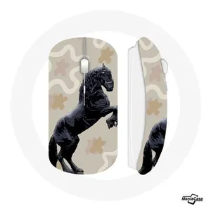 Souris Sans Fil Frison Noir Race de cheval (Maniacase) pas cher