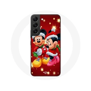 Maniacase Coque pour Samsung Galaxy S21 FE Mickey Mouse et Minnie Mouse le jour de Noël pas cher
