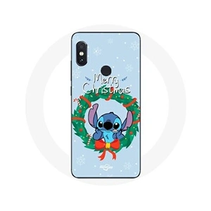 Comparateur de prix : Maniacase Coque pour Xiaomi Redmi Note 5 AI Dual Camera Stitch neige joyeux Noël bleu