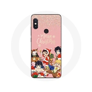 Comparateur de prix : Maniacase Coque pour Xiaomi Redmi Note 5 AI Dual Camera Demon slayer merry christmas affiche Anime Manga