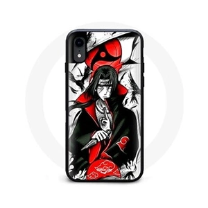 Maniacase Coque pour Iphone XS Itachi Uchiwa Naruto Anime Teaser pas cher