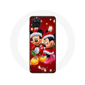 Comparateur de prix : Coque pour Samsung Galaxy A12 Mickey Mouse et Minnie Mouse le jour de Noël