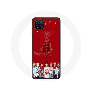 Coque pour Samsung Galaxy A42 5G BTS Bangtan Garçons Fond Rouge Cadeau de Noël 2023