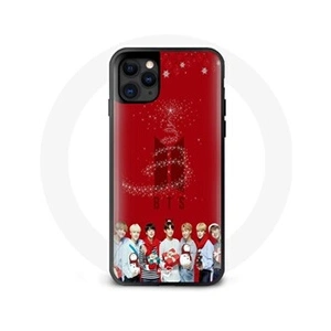 Maniacase Coque pour Iphone 11 Pro BTS Bangtan Garçons Fond Rouge Cadeau de Noël... pas cher