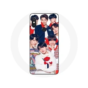 Maniacase Coque pour Xiaomi Redmi Note 5 Pro BTS Affiche Memebers Cadeau de Noël... pas cher
