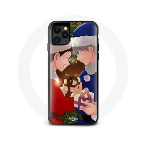 Maniacase Coque pour Iphone 13 Mini Hunter x Hunter Gon Freecss et Killua Zoldyck Christmas Day Anime Manga