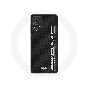 Maniacase Coque pour Samsung Galaxy A33 5G Amg Logo Carbone Texture pas cher