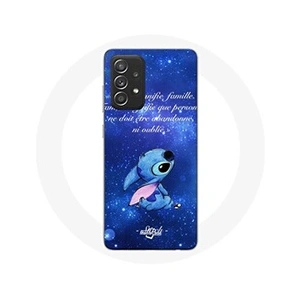Maniacase Coque pour Samsung Galaxy A33 5G Stitch Ohana Citation pas cher