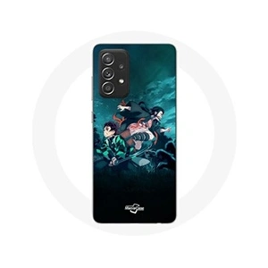 Maniacase Coque pour Samsung Galaxy A33 5G Demon Slayer Manga Tanjiro et Nezuko pas cher