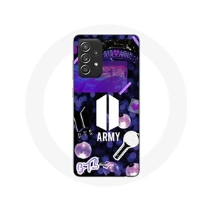 Maniacase Coque pour Samsung Galaxy A52 Bangtan Sonyeondan Logo BTS Et Logo ARMY... pas cher