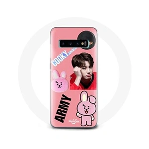 Maniacase Coque pour Samsung Galaxy S10 BTS Bangtan Garçon BT21 Cooky Jungkook ARMY