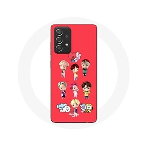 Maniacase Coque pour Samsung Galaxy A33 5G BTS TinyTAN Animation BT21 Affiche pas cher