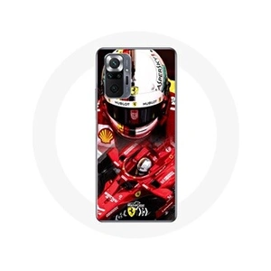 Maniacase Coque pour Xiaomi Redmi Note 10 Pro Formule 1 Sebastian Vettel F1 Rouge pas cher