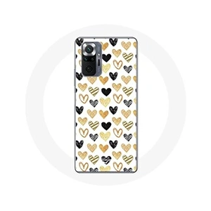 MANIACASE Coque pour Xiaomi Redmi Note 10 Pro Fond de texture abstraite coeurs n... pas cher