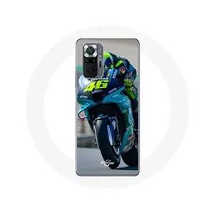 Maniacase Coque pour Xiaomi Redmi Note 10 Pro Valentino Rossi pilote de moto GP pas cher