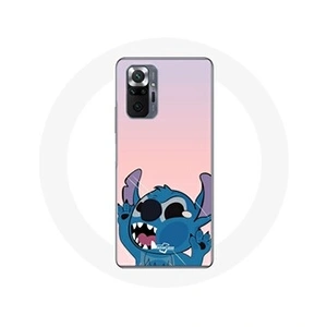 MANIACASE Coque pour Xiaomi Redmi Note 10 Pro Stitch le Nez en l'air fond rose pas cher