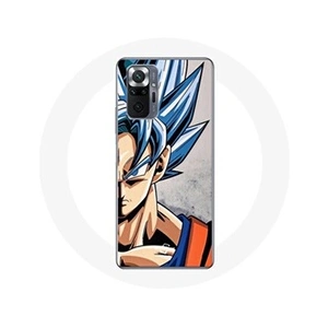 Comparateur de prix : Maniacase Coque pour Xiaomi Redmi Note 10 Pro Anime Dragon Ball Goku Cheveux bleu