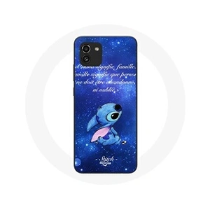 Maniacase Coque pour Samsung Galaxy A03 Stitch Ohana Citation pas cher