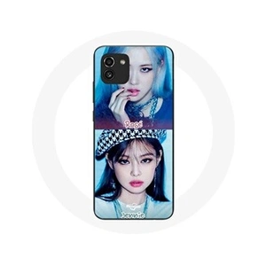 Comparateur de prix : Maniacase Coque pour Samsung Galaxy A03 Blackpink Groupe K-pop Filles Jennie et Rosé Lovesick girls poster the album