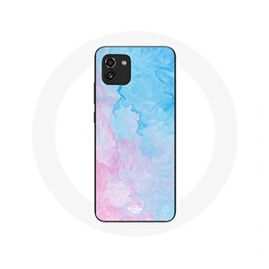 Maniacase Coque pour Samsung Galaxy A03 Fond bleu rose pas cher