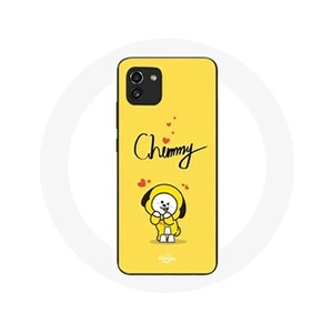 Maniacase Coque pour Samsung Galaxy A03 BTS Bangtan Garçons BT21 Chimmy Jimin Fond Jaune pas cher