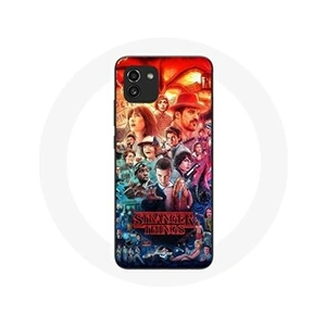 Coque pour Samsung Galaxy A03 Stranger Things Teaser Saison 4 Affiche Personnages Art
