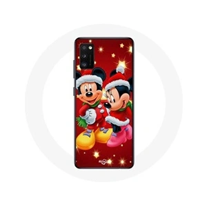 Comparateur de prix : Coque pour Samsung Galaxy A41 Mickey Mouse et Minnie Mouse le jour de Noël