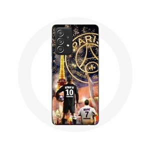 Maniacase Coque pour Samsung Galaxy A33 5G PSG Neymar et Mbappé Joyeux noël pas cher