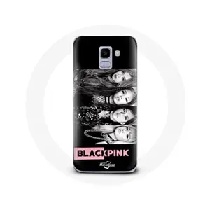 Maniacase Coque pour Samsung Galaxy J6 2018 Blackpink Square One Album Affiche Chanson BOOMBAYAH pas cher