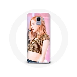 Maniacase Coque pour Samsung Galaxy A6 2018 Blackpink Born Pink Affiche Teaser Rosé Shut Down Fancam pas cher