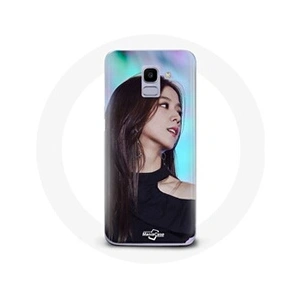 Maniacase Coque pour Samsung Galaxy A8 2018 Blackpink Born Pink Affiche Teaser Jisoo Shut Down Fancam pas cher