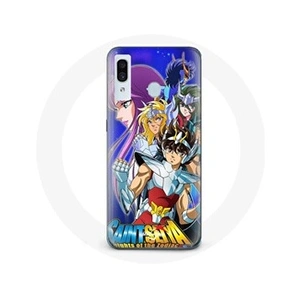 Comparateur de prix : Maniacase Coque pour Samsung Galaxy A40 Les Chevaliers du Zodiaque Anime Culte Saint Seiya Manga