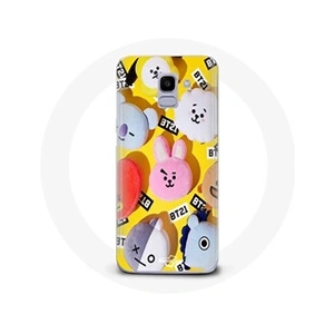 Maniacase Coque pour Samsung Galaxy A6 2018 BTS Bangtan Sonyeondan BT21 Tata Chimmy Cooky Rj Shooky Koya Mang Et Van pas cher
