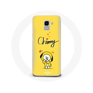 Comparateur de prix : Coque pour Samsung Galaxy A6 2018 BTS Bangtan Garçons BT21 Chimmy Jimin Fond Jaune