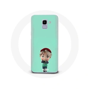 Maniacase Coque pour Samsung Galaxy J6 2018 BTS TinyTAN Animation Jimin pas cher