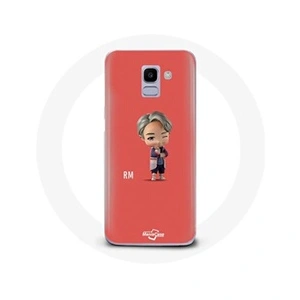 Maniacase Coque pour Samsung Galaxy A8 2018 BTS TinyTAN Animation RM pas cher