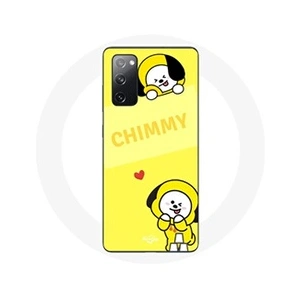 Maniacase Coque pour Samsung Galaxy S20 FE BTS Bangtan BT21 Chimmy Jimin Fond Jaune pas cher